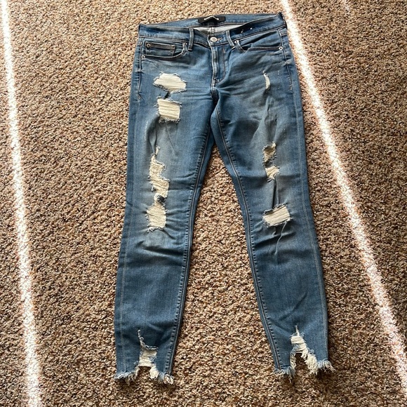 Express Ankle Mid-rise Jean - Picture 1 of 4